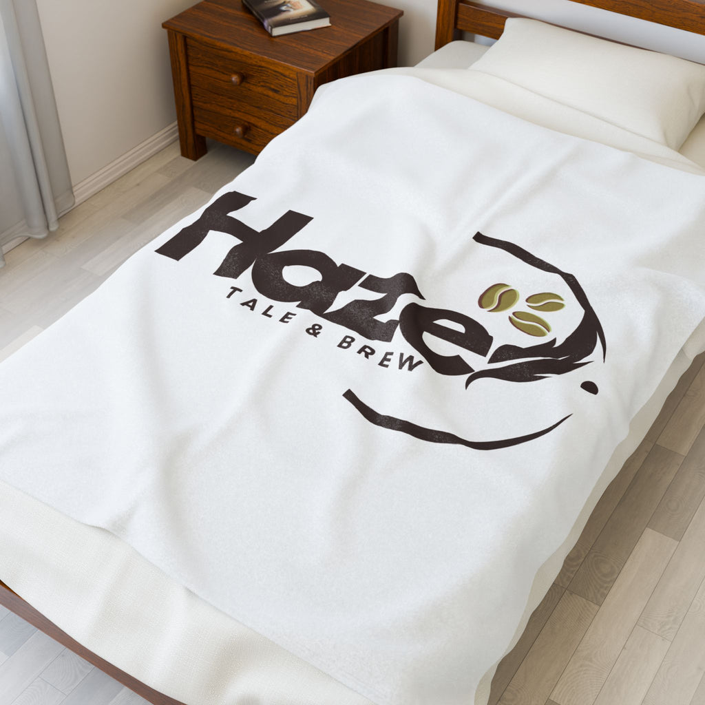 Hazel Tale & Brew Cozy Velveteen Plush Blanket
