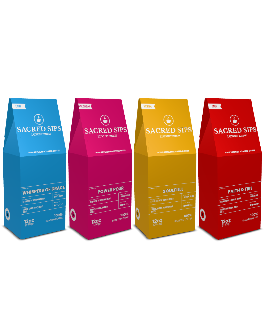 Sacred Sips Legacy Collection - Ground Coffee Bundle