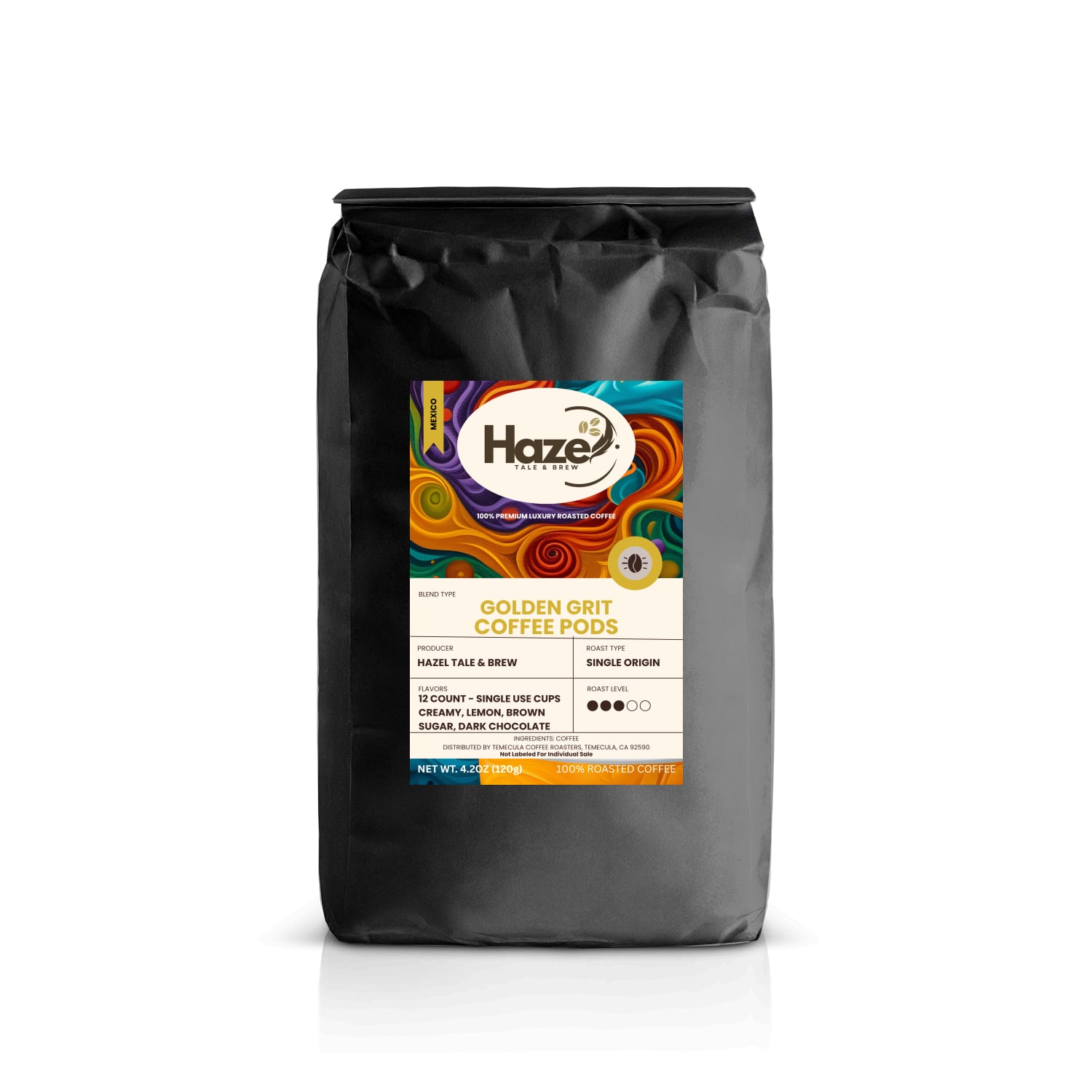Golden Grit (12-Pack Mexico Single Origin Coffee Pods)